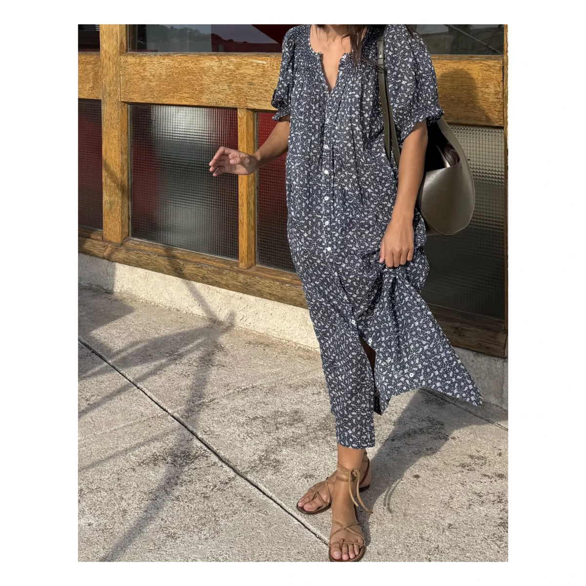 Scarlette Ateliers - Maya नाइटगाउन | नेवी ब्लू
