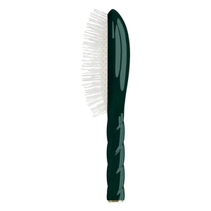 La Bonne Brosse - Twist N°07 हेयर ब्रश - सुलझाने और पुनर्जीवित करने वाला | पन्ना हरा (Emerald green)