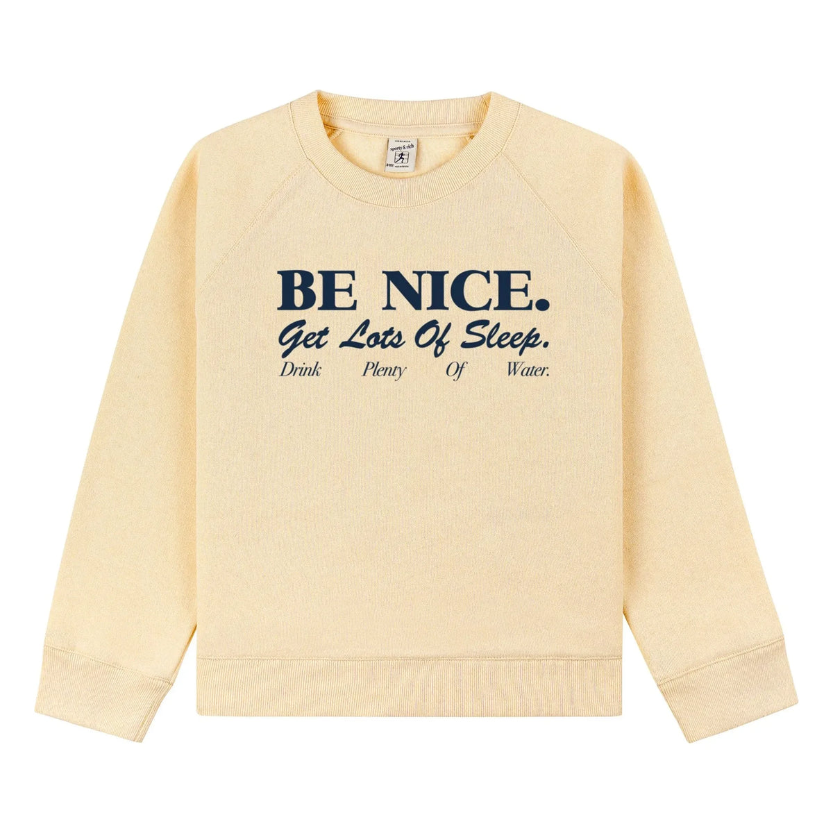 Sporty & Rich - Sweat Be Nice | हल्का पीला