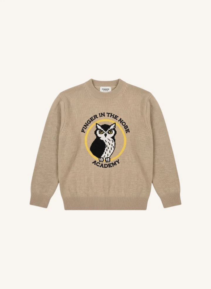 Finger in the nose - Pul Sally Academy Merino Yün | Taupe kahverengi