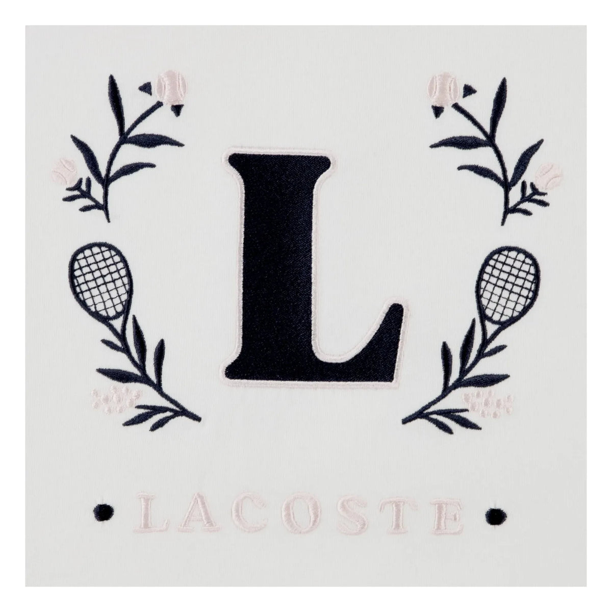 Lacoste - टी-शर्ट L कंट्रास्ट कॉलर ऑर्गेनिक कॉटन | ऑफ-व्हाइट