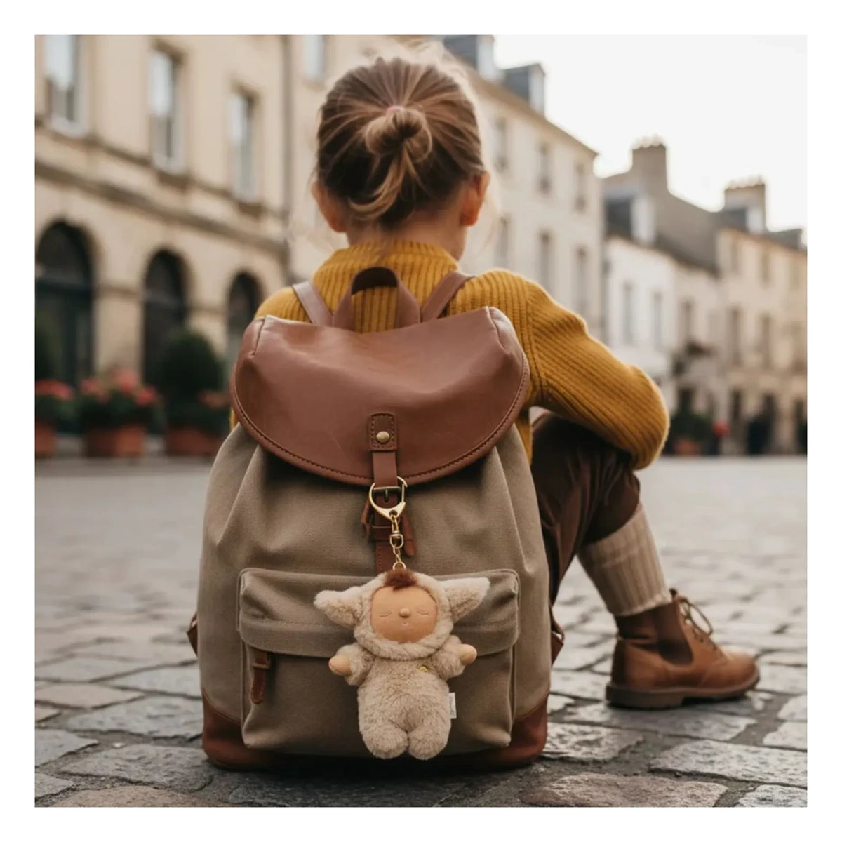 Olli Ella - Charms Pip Lamb | बेज