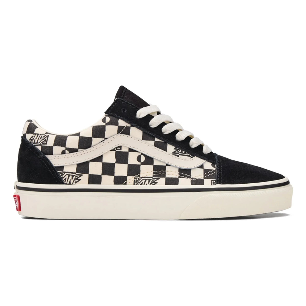 Vans - लेस-अप स्नीकर्स ओल्ड स्कूल जियो चेक | काला