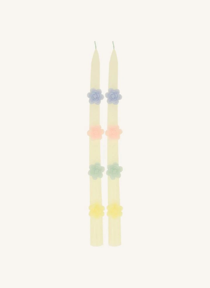 Meri Meri - Çiçek mumlar - 2'li set | Pastel