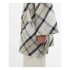 Barbour - Kinsale टार्टन वाटरप्रूफ जैकेट | ग्रे