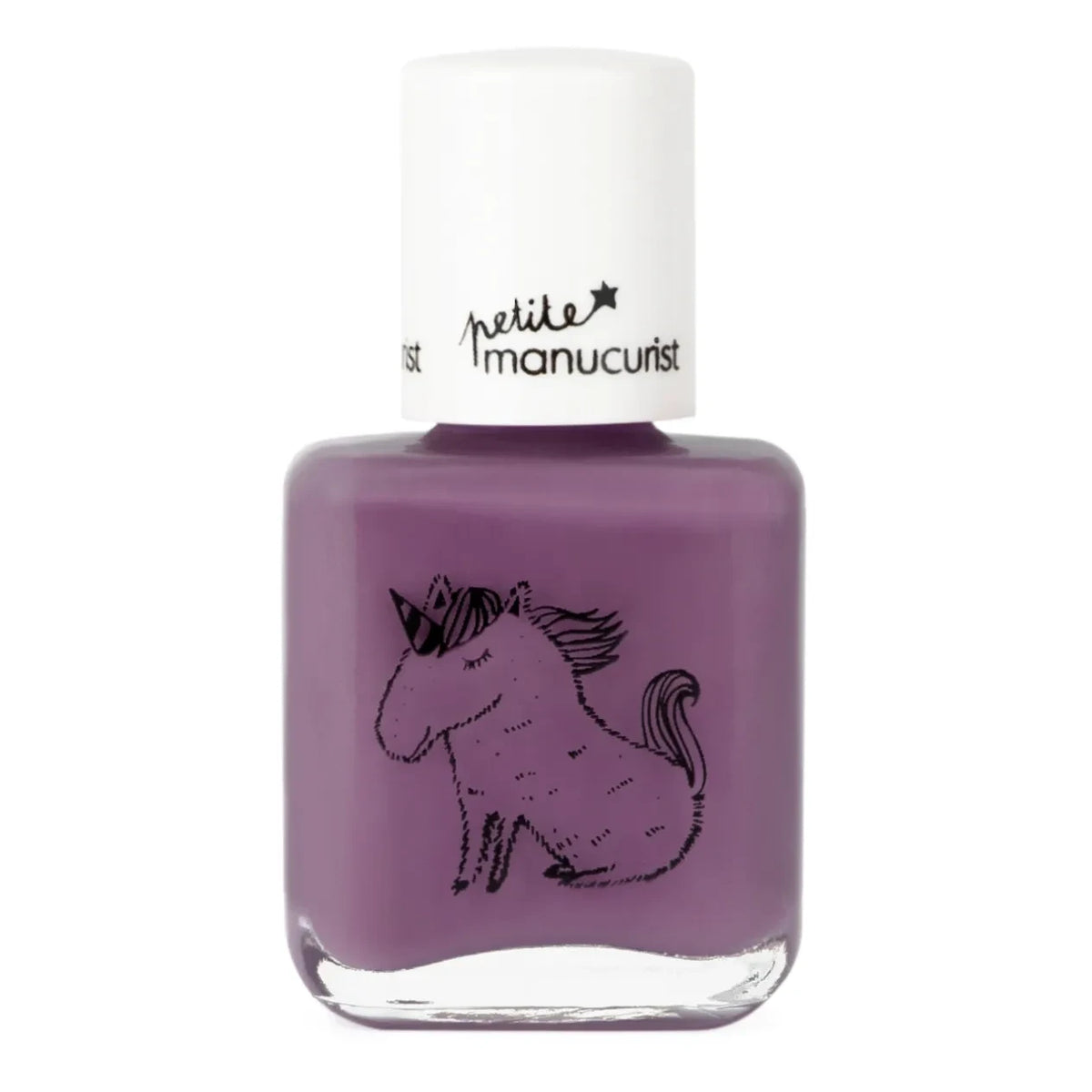 Manucurist - Lily the Unicorn बच्चों के लिए नेल पॉलिश - 8 ml | बैंगनी