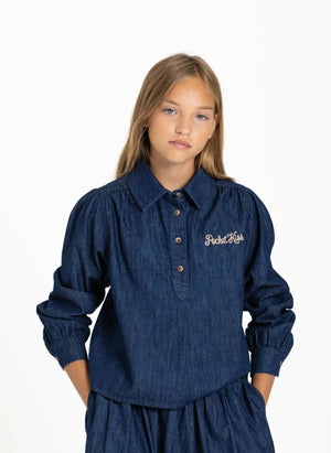 Smallable Kid - Denim Line Bluz | Denim brut