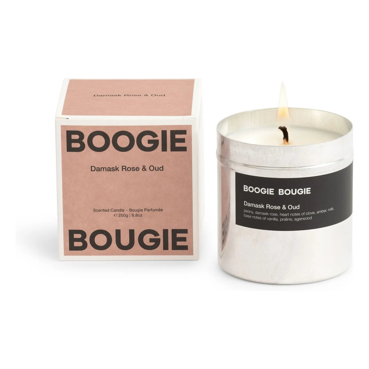Boogie Bougie - दमिश्क रोज़ और ऊद मोमबत्ती