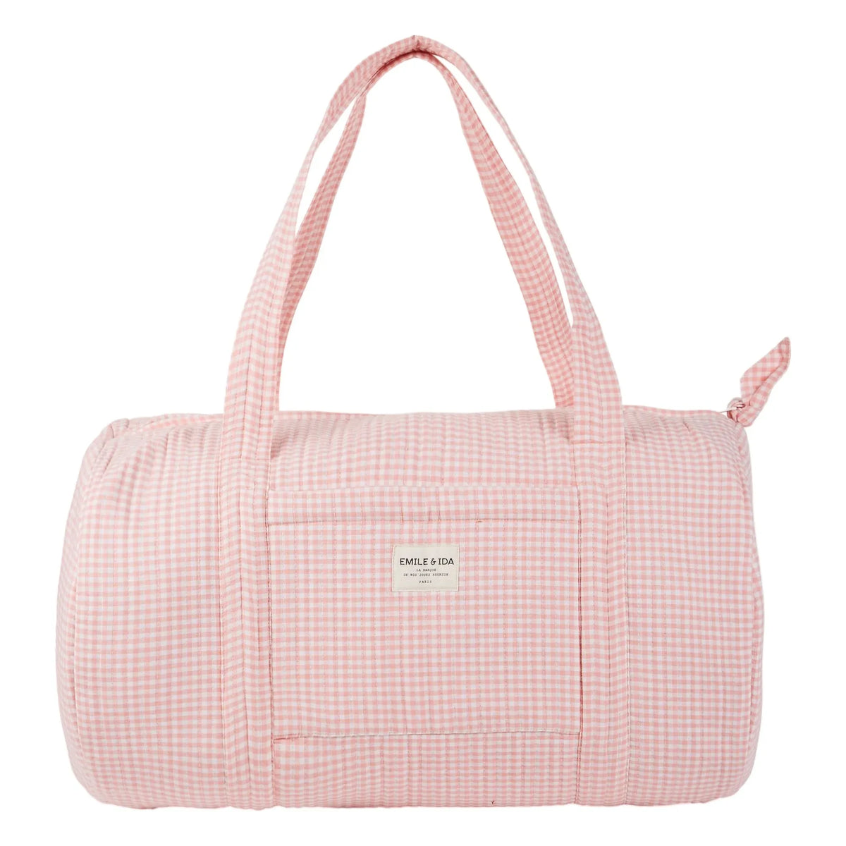 Emile et Ida - 24 saatlik Vichy çanta | Pembe