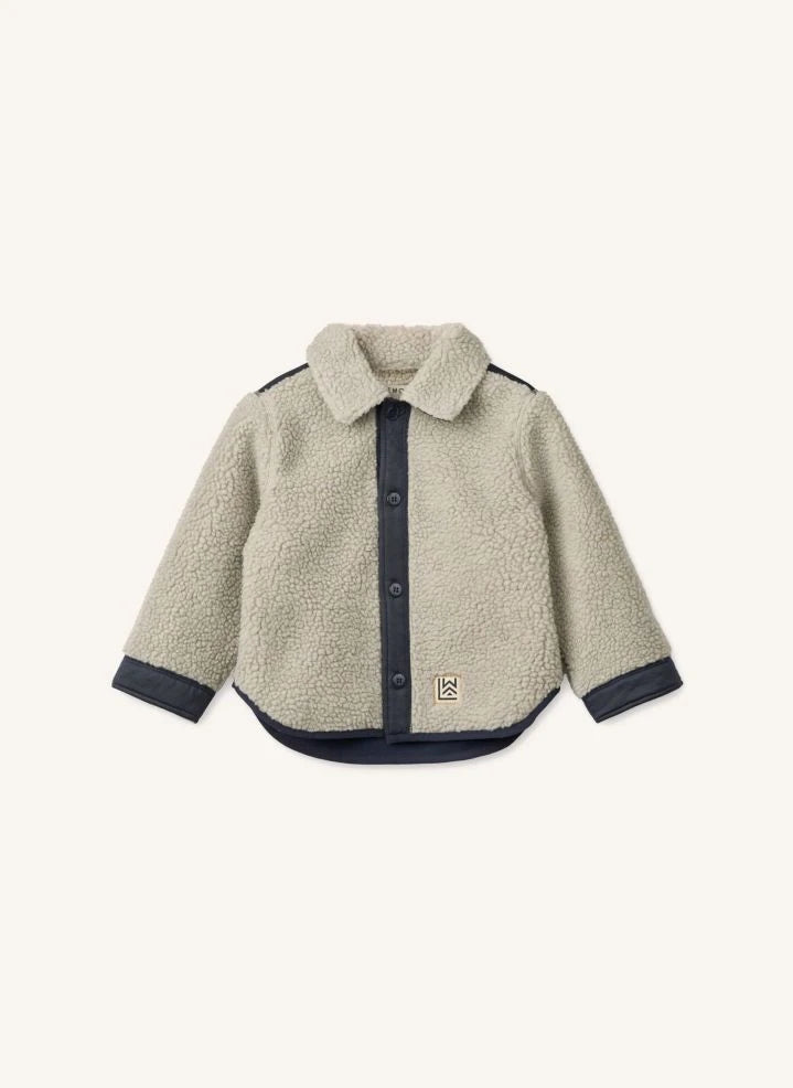 Liewood - Elian Geri Dönüştürülmüş Elyaf Sherpa Overshirt | Bej