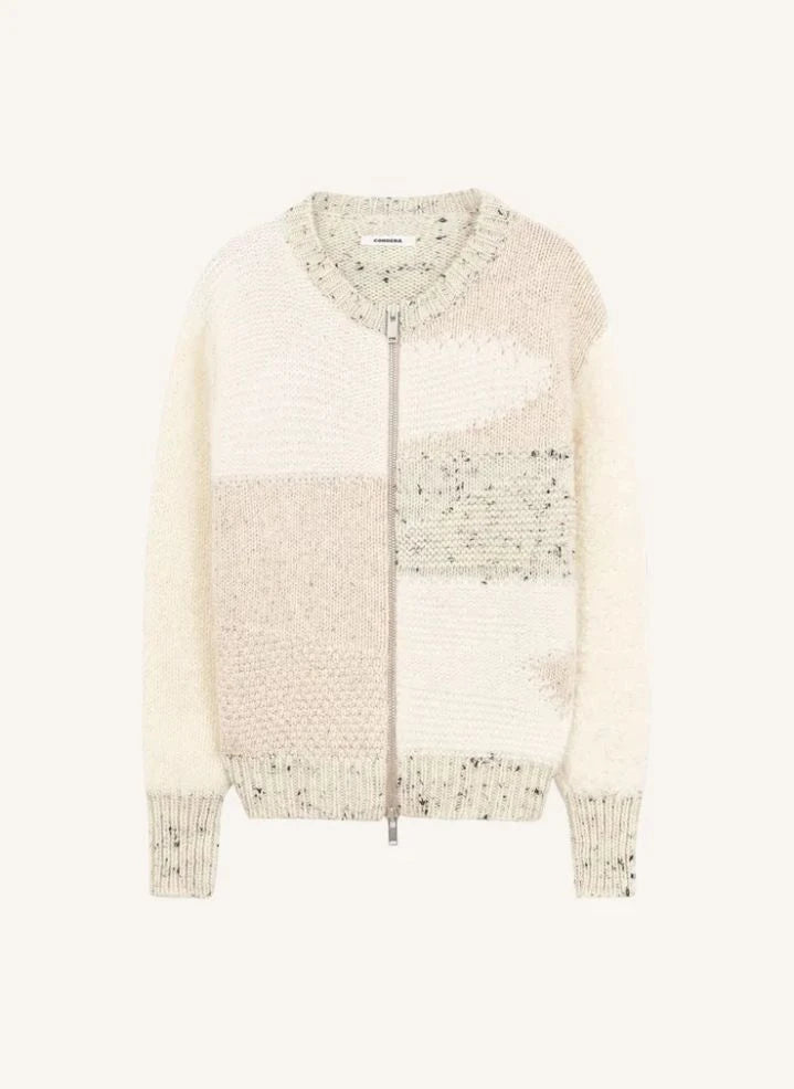 Cordera - Marled Merino Yünlü Hırka | Bej