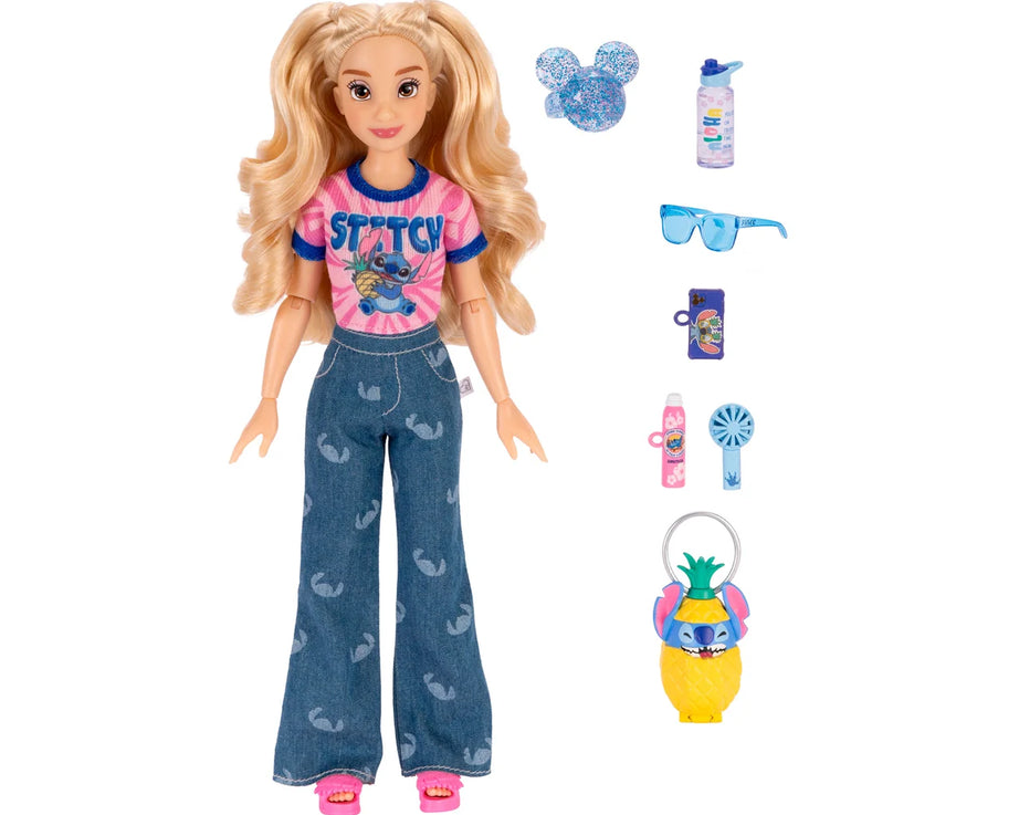 Disney - ILY 4 Ever और स्टिच मैनकन खिलौना गुड़िया