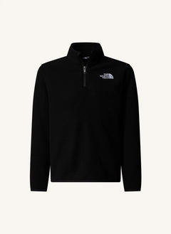 The North Face - Glacier fleece 1/4 Fermuarlı | Siyah