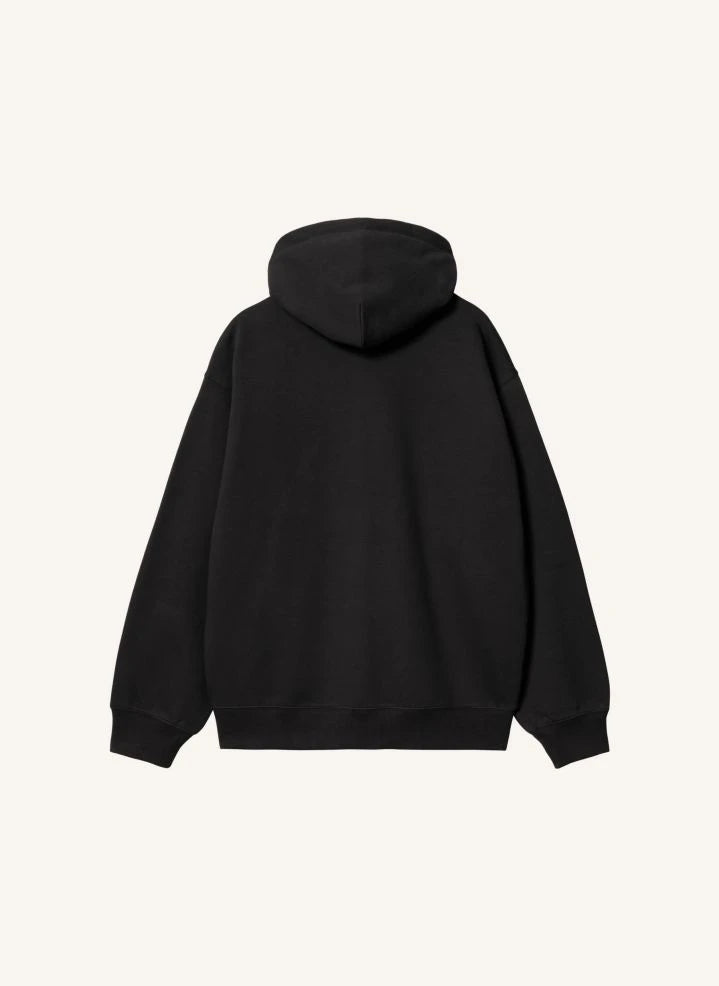 Carhartt WIP - ब्राउन डक्स हुडेड स्वेटशर्ट | काला