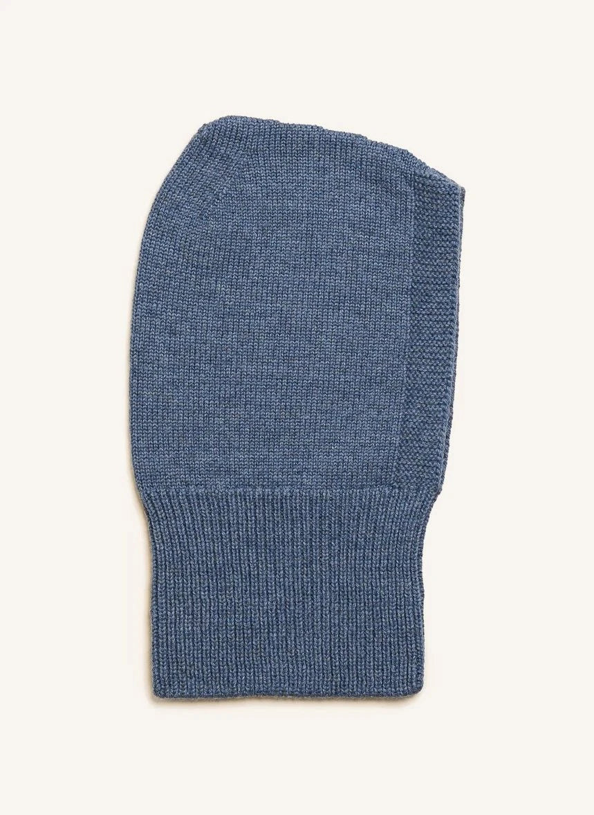Hvid - Eddy Merinos Yünlü Balaklava | Denim