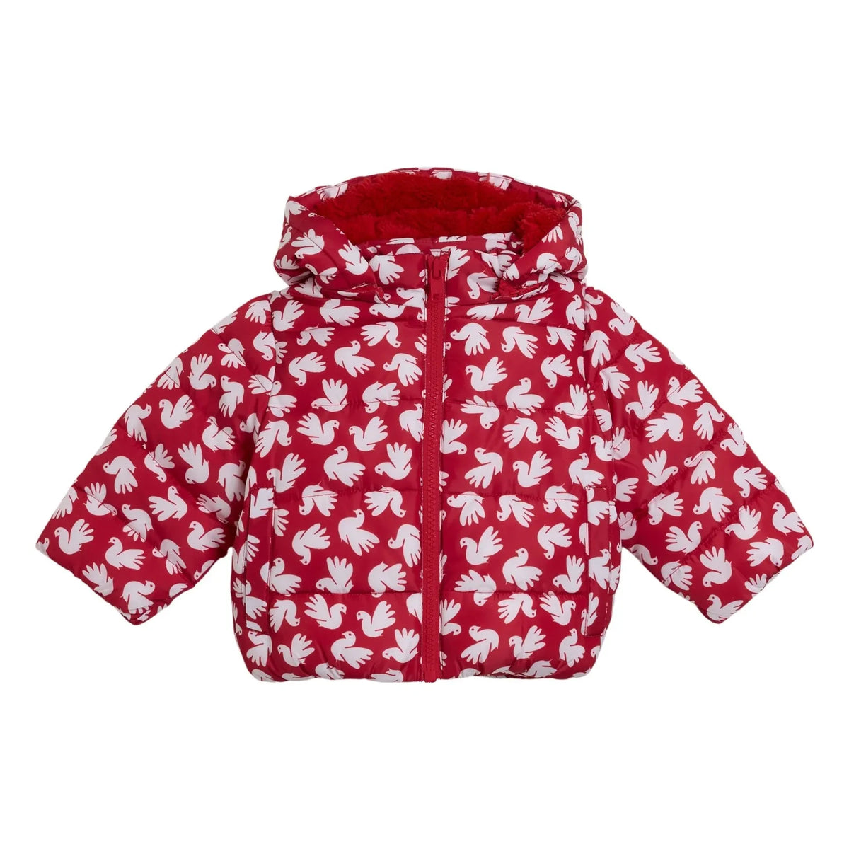 Stella McCartney Kids - पफ जैकेट | लाल