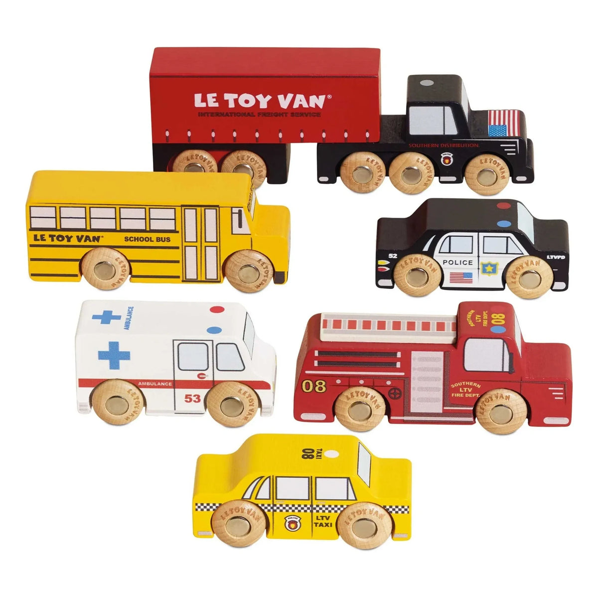 Le Toy Van - न्यूयॉर्क कार सेट