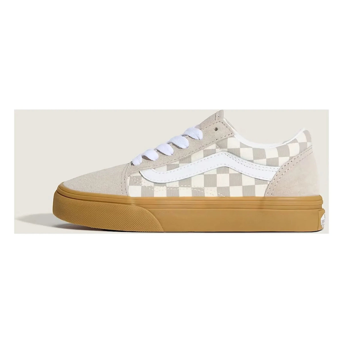 Vans - स्नीकर्स लेस ओल्ड स्कूल गम चेक | ओटमील