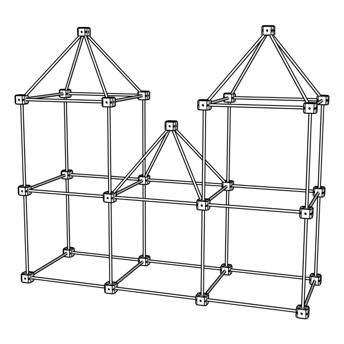 Sarbakane - Castor केबिन निर्माण सेट - 111 टुकड़े