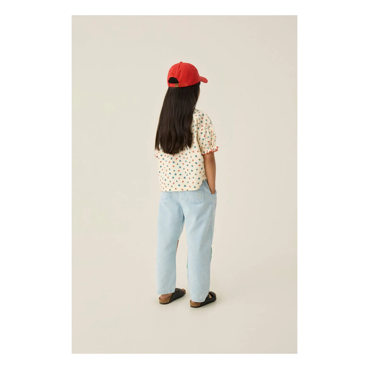 The Campamento - फ्लोरल ब्लाउज़ | एक्रू