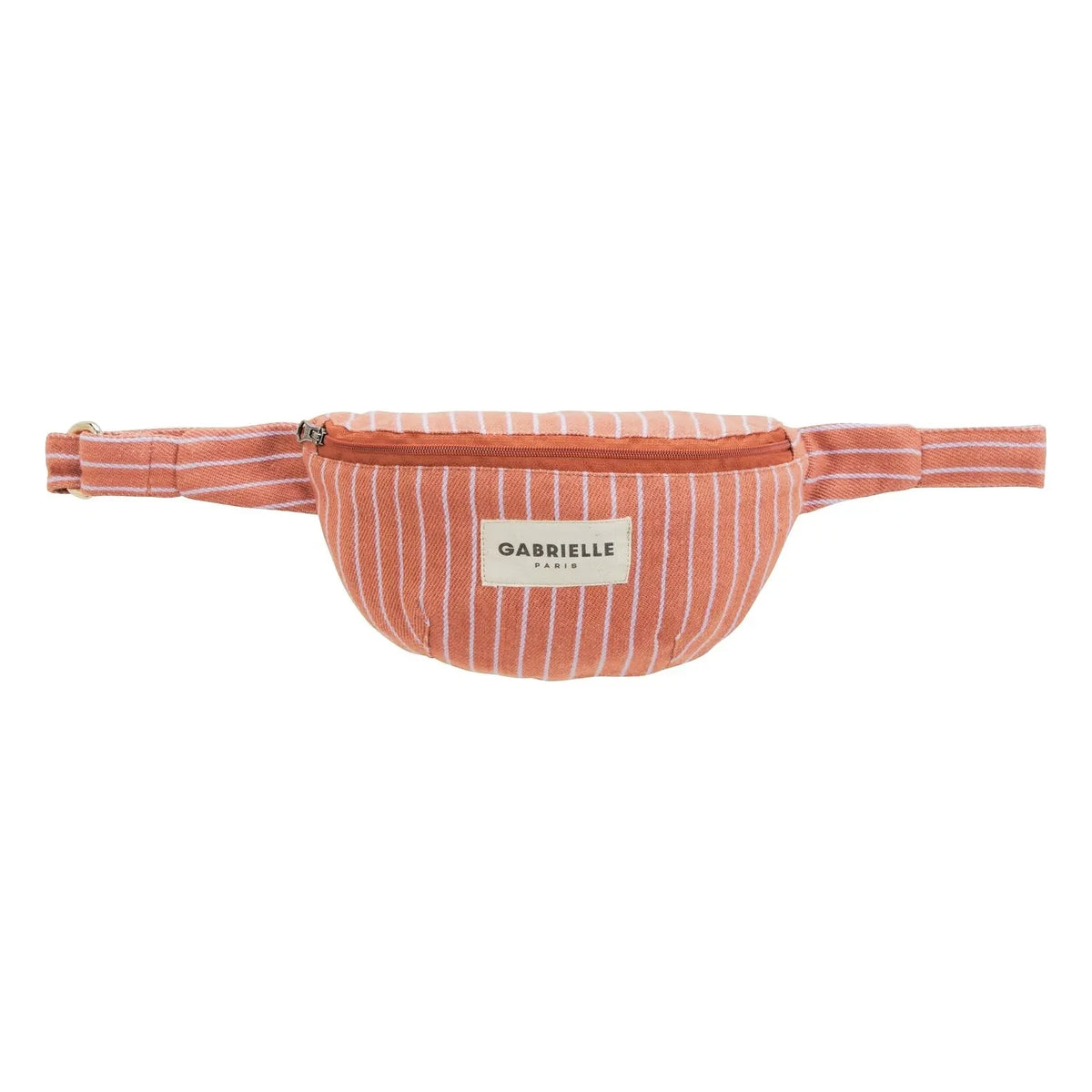 गैब्रिएल पेरिस - लैवेंडर धारीदार बच्चों का बेल्ट बैग | गुलाबी