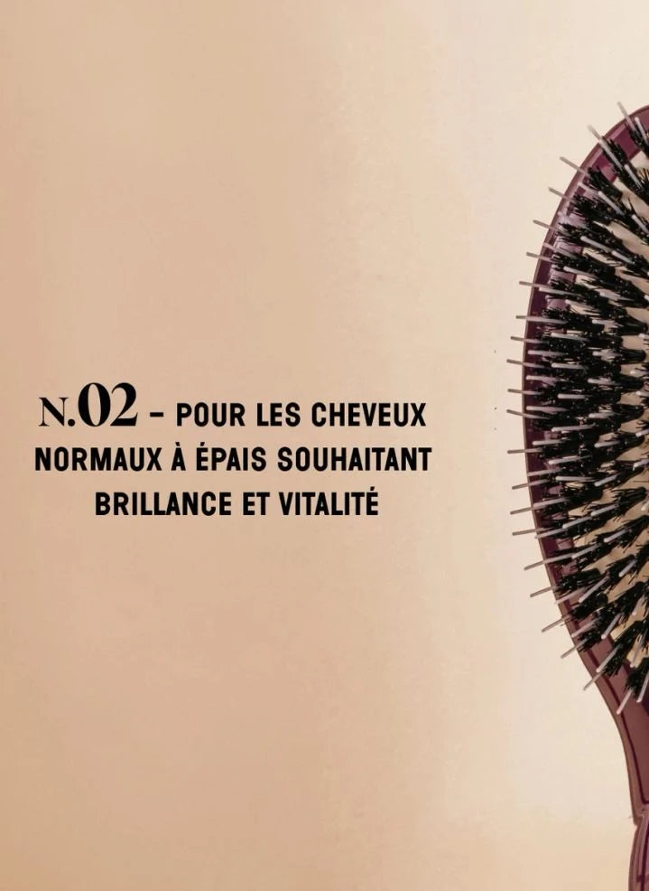 La Bonne Brosse - L'Indispensable Saç Fırçası No. 02 - Bakım ve Açma | Aubergine