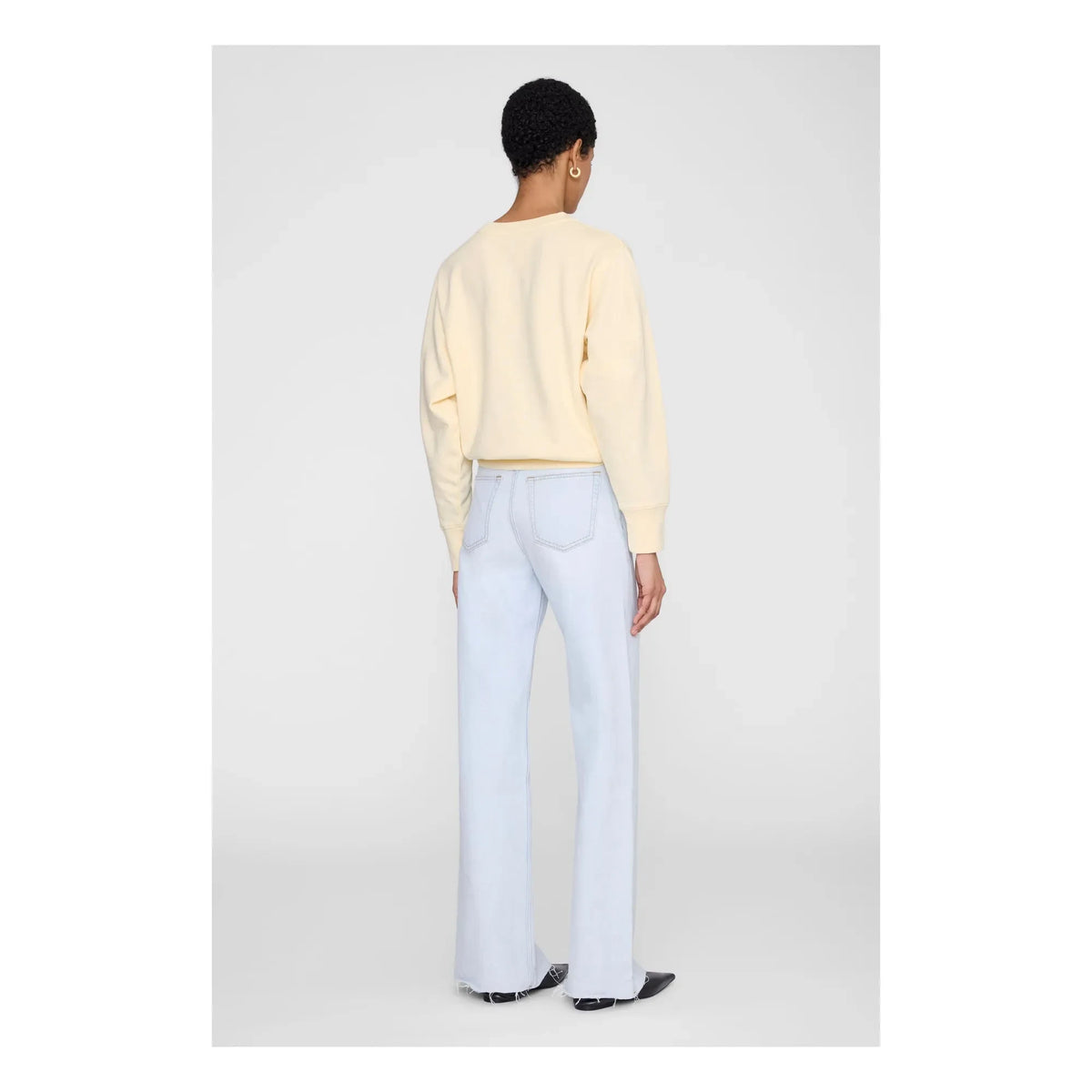 Anine Bing - Harry स्वेटशर्ट | हल्का पीला