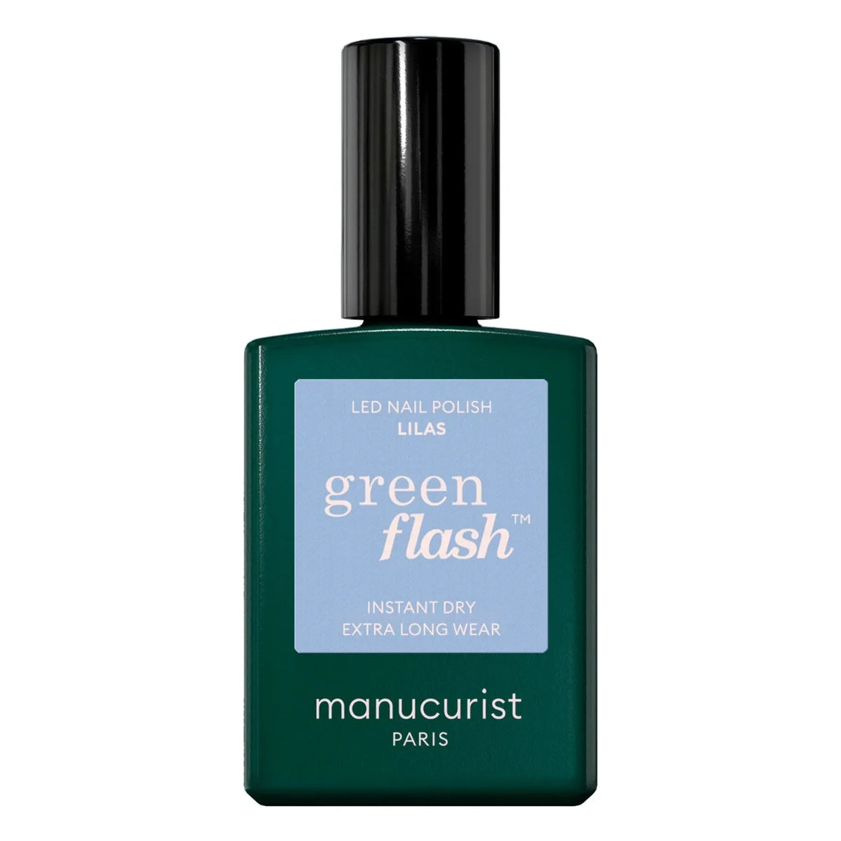 Manucurist - Green Flash सेमी-परमानेंट नेल पॉलिश - 15 मिली | लिला (Lila)