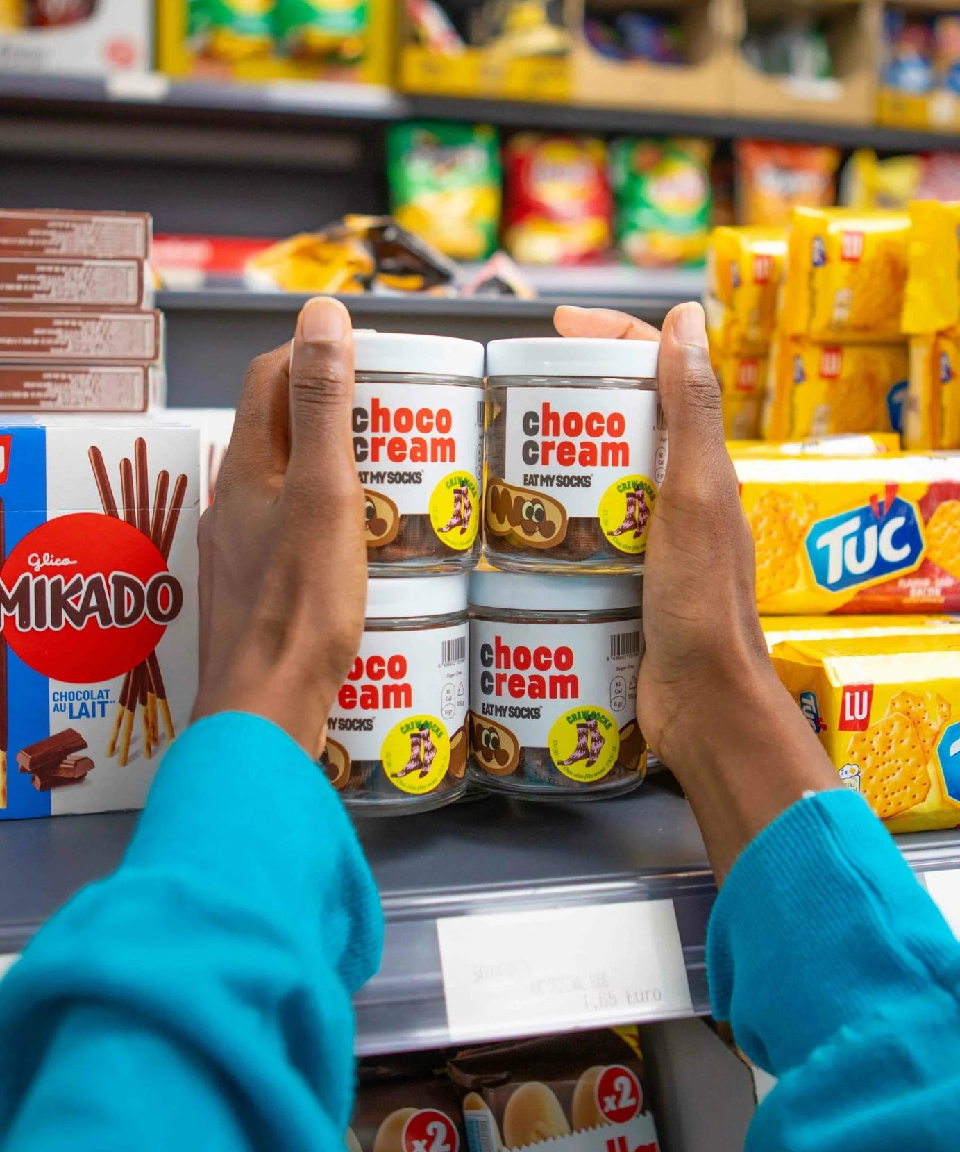 Eat My Socks - Yetişkin Çikolatalı Krema Çorap - Dinossi