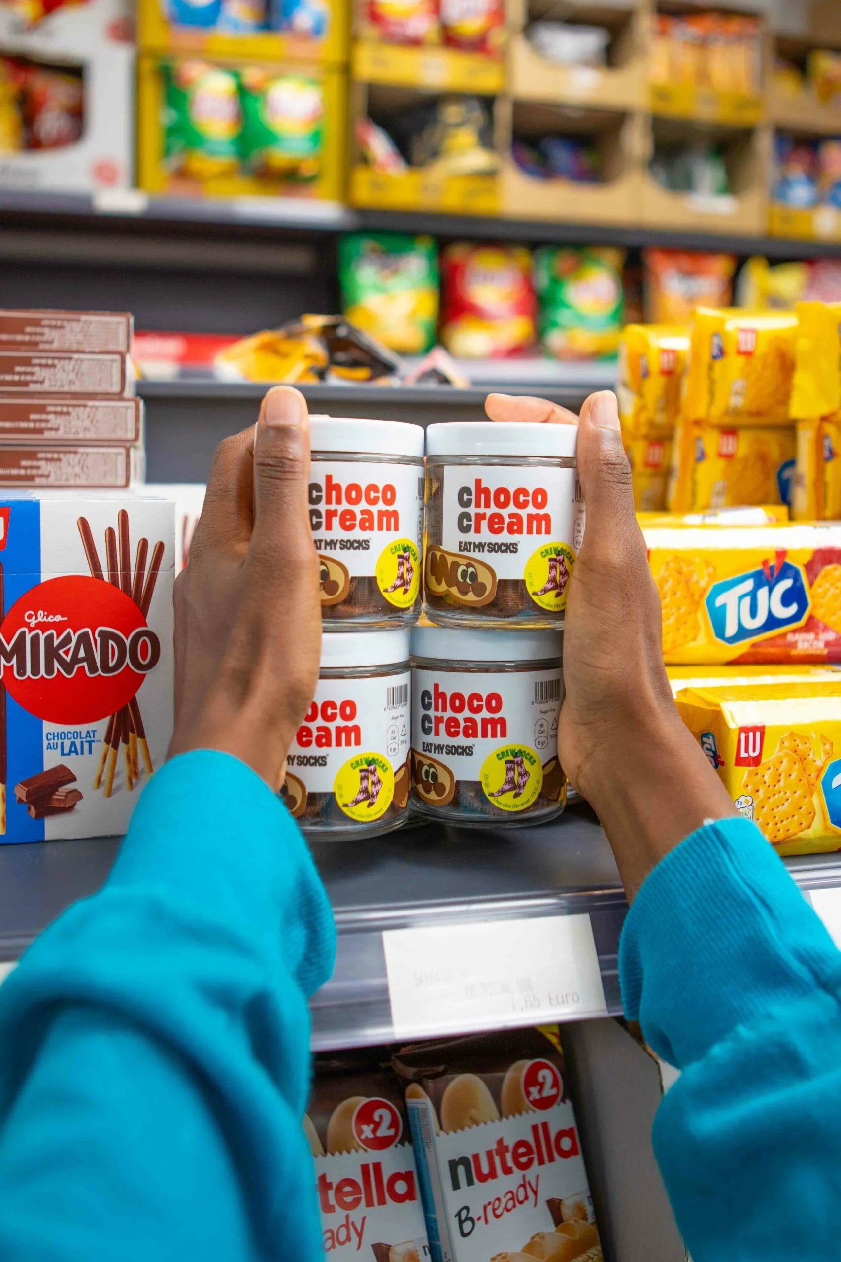 Eat My Socks - Yetişkin Çikolatalı Krema Çorap - Dinossi