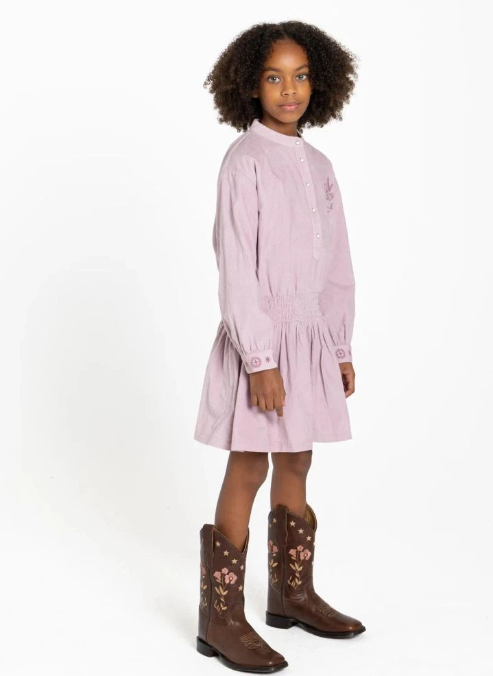 Hundred Pieces - Enoha Stars Elbise | Pudra pembe