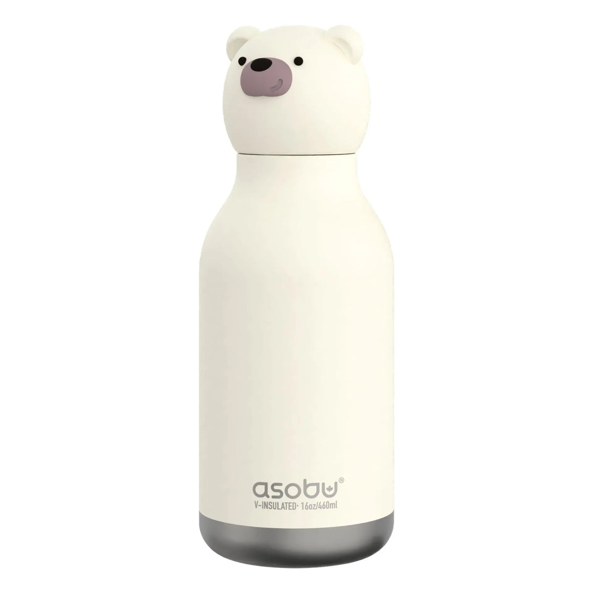 Asobu - White Bear paslanmaz çelik su şişesi