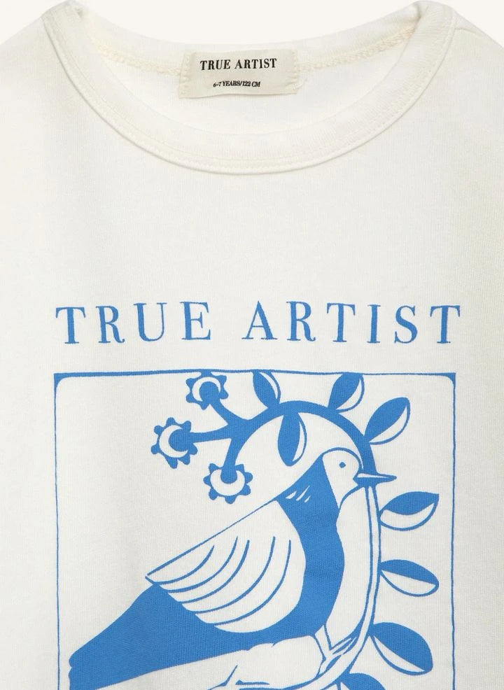 True Artist - Ex Libris ऑर्गेनिक कॉटन टी-शर्ट | एक्रू