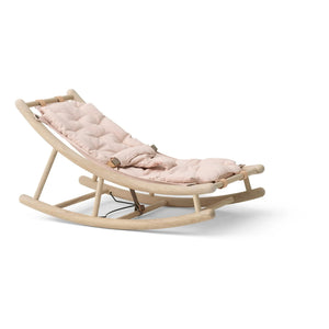 Oliver Furniture - ओक बेबी और टॉडलर रॉकिंग चेयर | गुलाबी