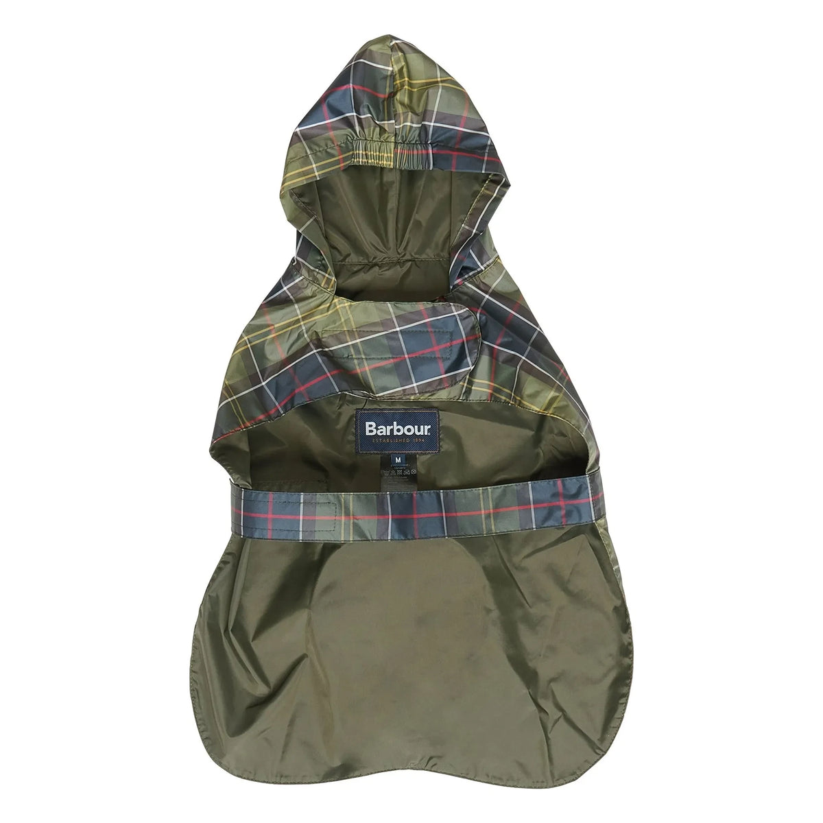 Barbour - कुत्तों के लिए फोल्ड करने योग्य टार्टन कोट | नीला