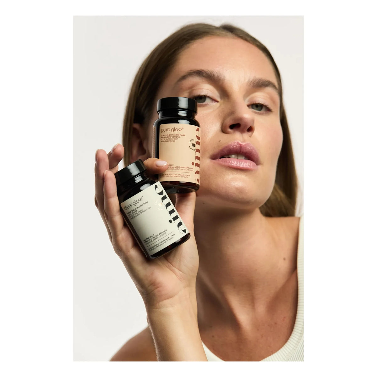 AIME - Pure Glow आहार पूरक - 60 कैप्सूल