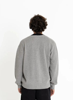 Smallable Man - Rodin Merino Yün Hırka | Heather Grey
