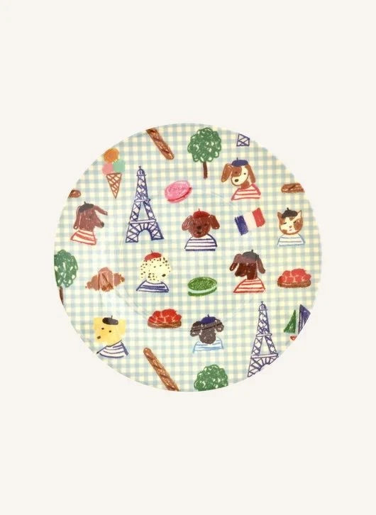 Rice - Paris Melamin Tabak | Mavi