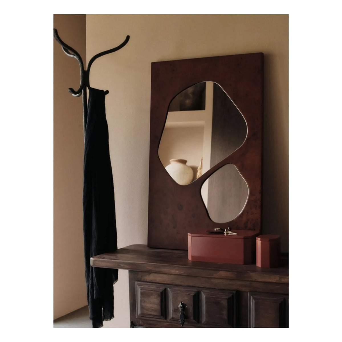 Ferm Living - FSC नोवा बांस का बक्सा | लाल