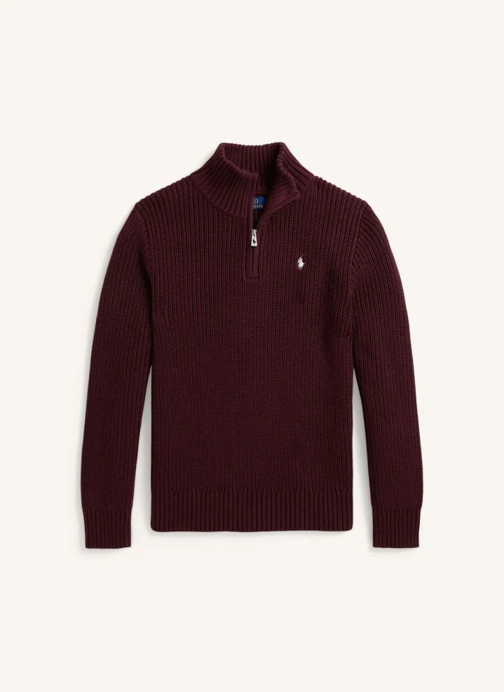 Ralph Lauren - Logo trucker yaka kazak | Bordo