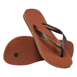Havaianas - ब्राज़ील लोगो फ्लिप-फ्लॉप | भूरा