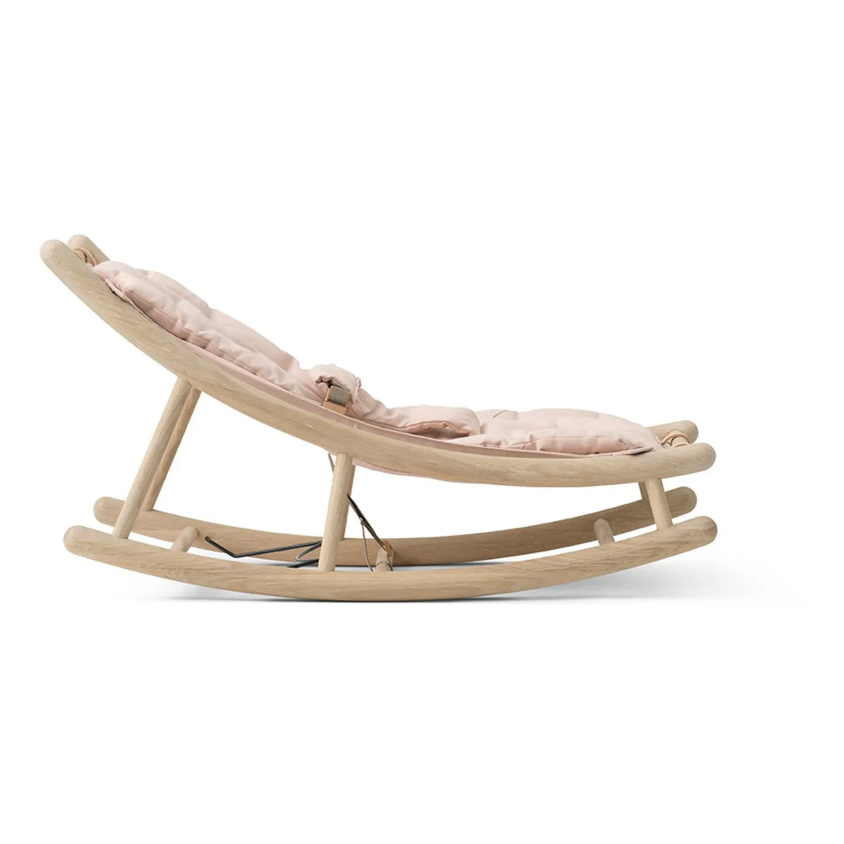 Oliver Furniture - ओक बेबी और टॉडलर रॉकिंग चेयर | गुलाबी