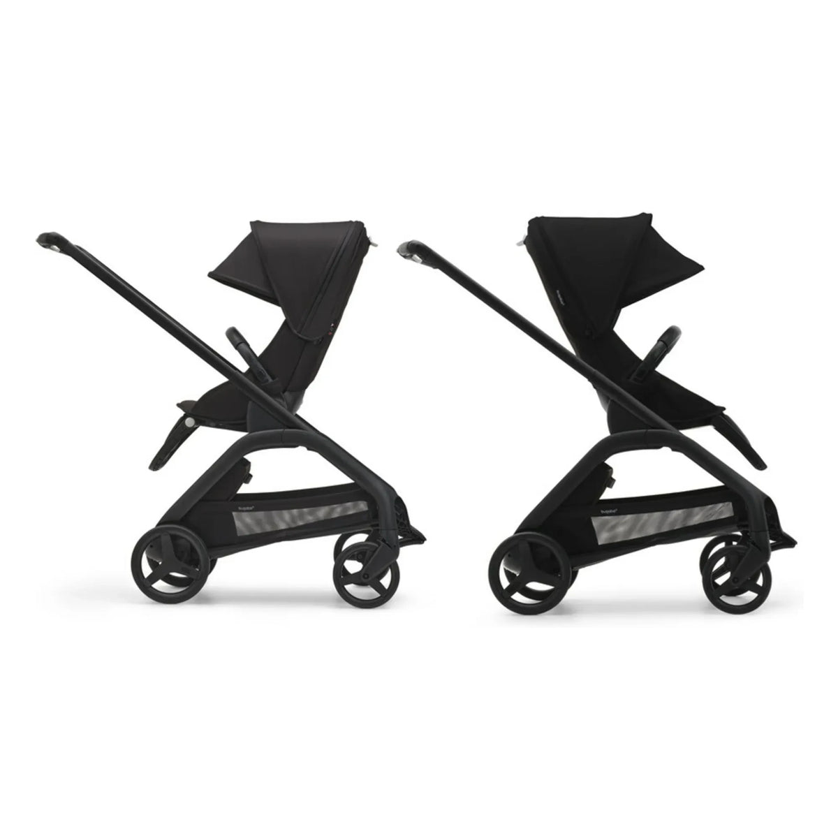 Bugaboo - Bugaboo Dragonfly Şehir Bebek Arabası tam şasi siyah | Siyah