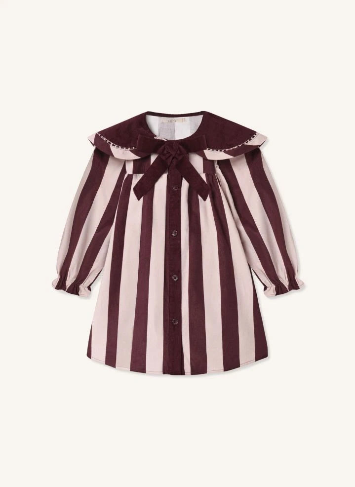 Fliink - Dolly Çizgili Elbise | Pembe