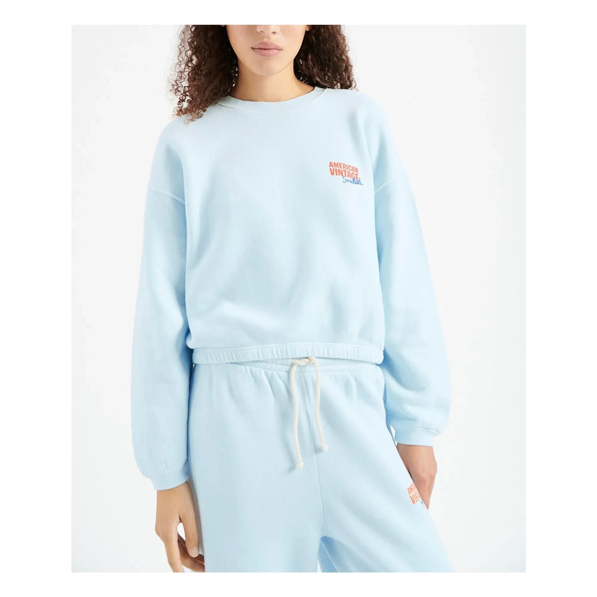 American Vintage - American Vintage X Smallable सहयोग - Izubird जॉगर | हल्का नीला