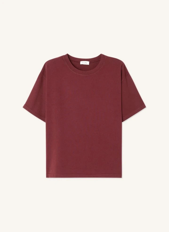 American Vintage - Fizvalley Pamuk Tişört | Bordo