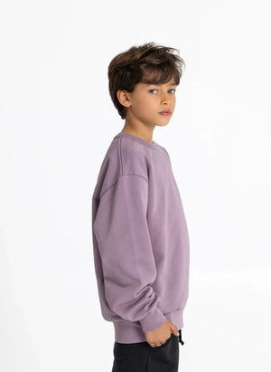 Smallable Kid - Arlo Organik Pamuklu Sweatshirt | Mürdüm