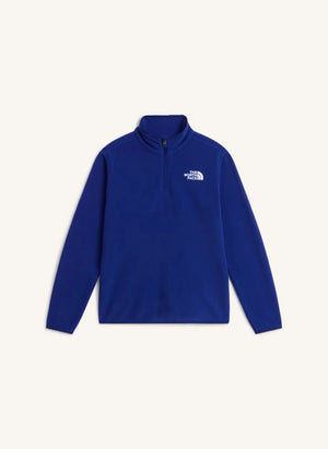 The North Face - Glacier Trucker Tarzı Kapüşonlu Polar | Kraliyet mavisi