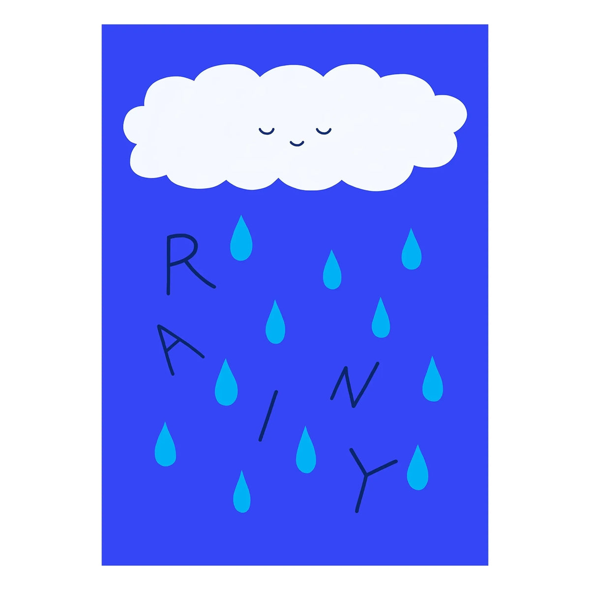 Mado - Rainy poster | Mavi