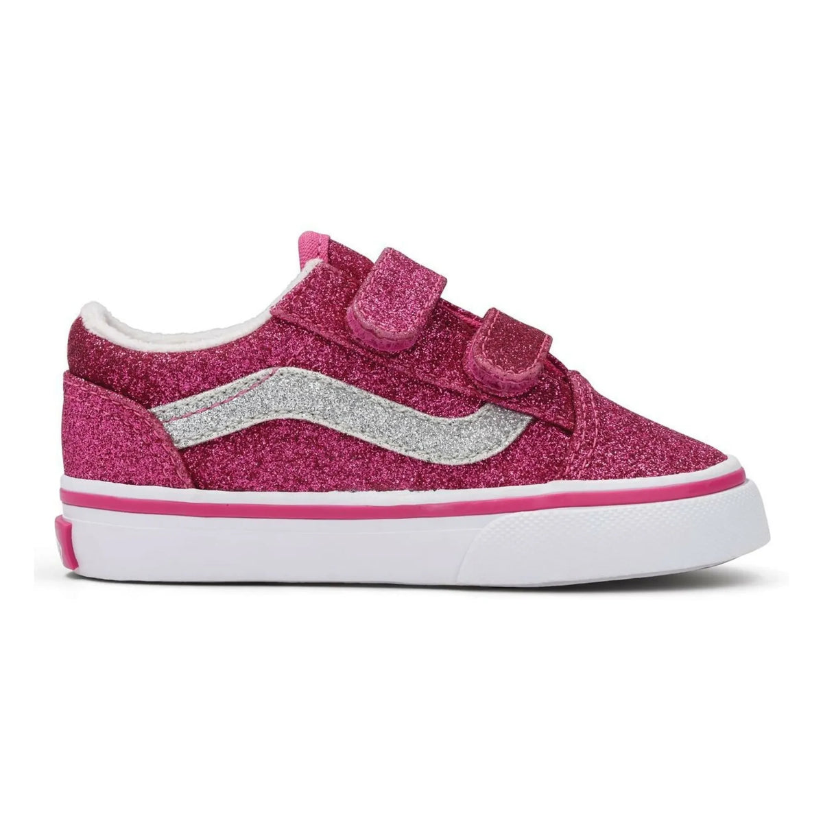 Vans - Old Skool Glitter Scratch स्नीकर्स | कैंडी पिंक